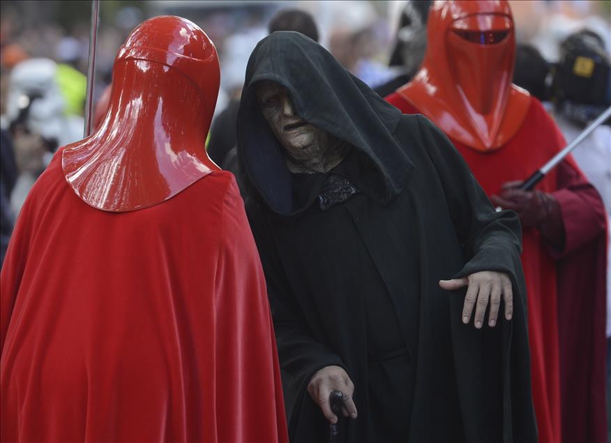 Star Wars parade at Madrid streets