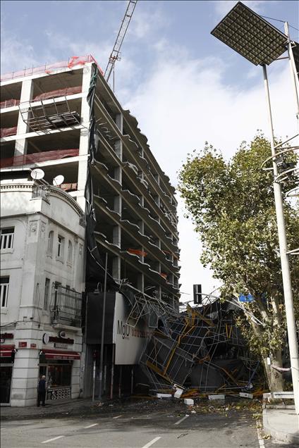 İstanbul'da fırtına