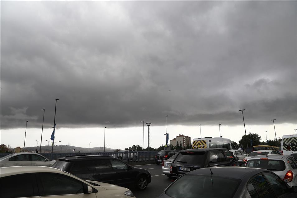 İstanbul’da fırtına