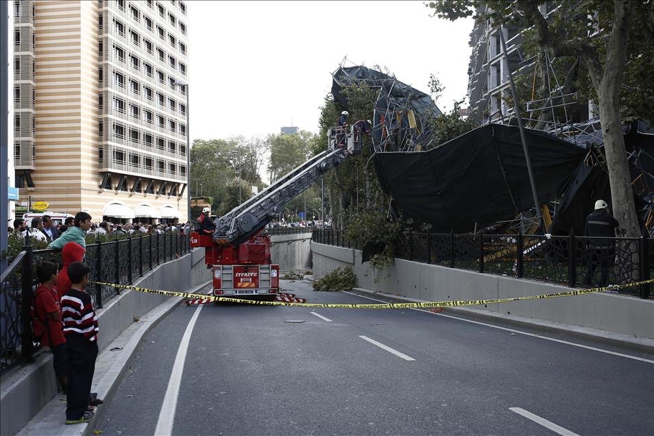 İstanbul'da fırtına