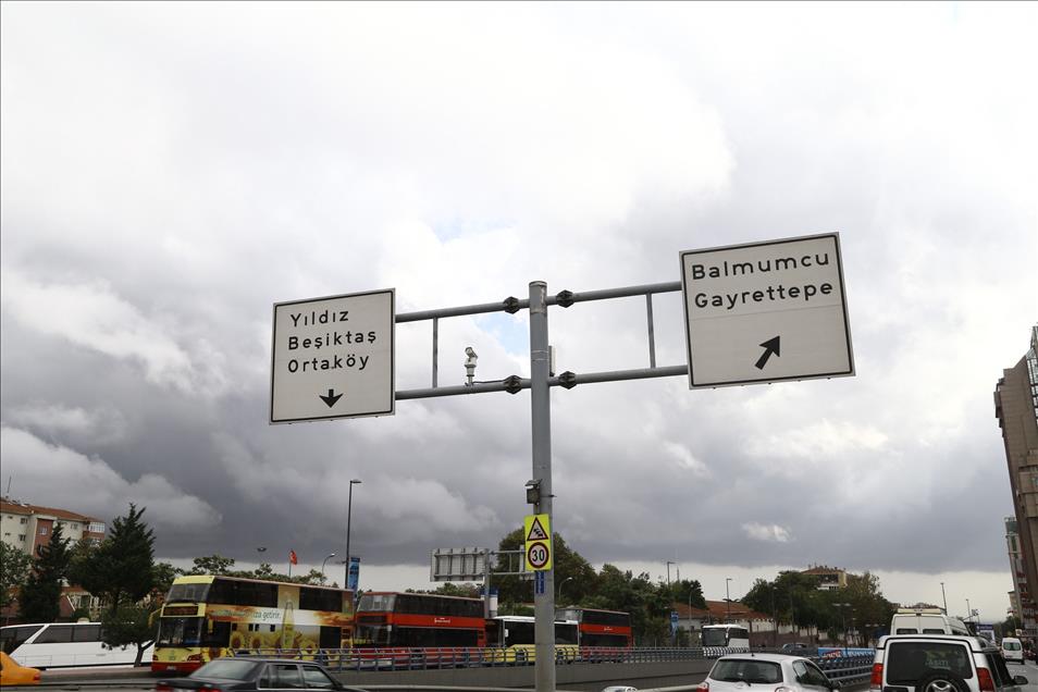 İstanbul’da fırtına
