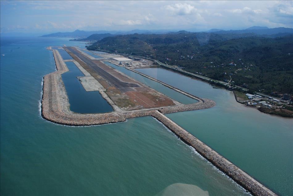 Ordu-Giresun Havalimanı Projesi havadan görüntülendi