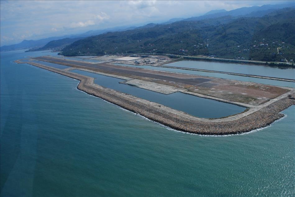 Ordu-Giresun Havalimanı Projesi havadan görüntülendi