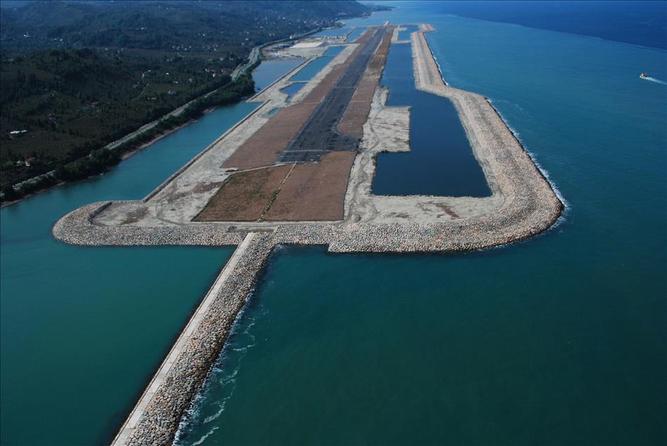 Ordu-Giresun Havalimanı Projesi havadan görüntülendi