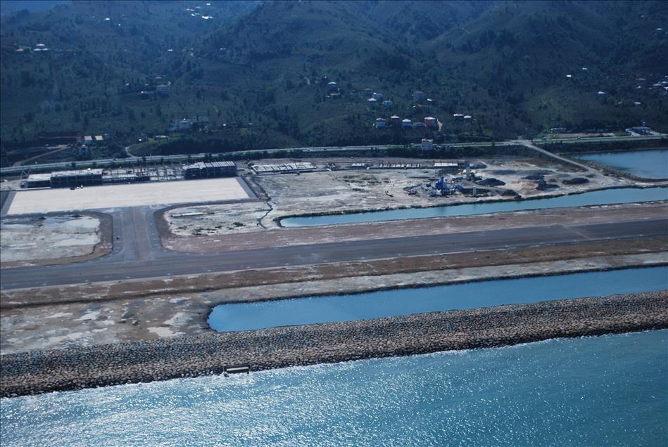 Ordu-Giresun Havalimanı Projesi havadan görüntülendi