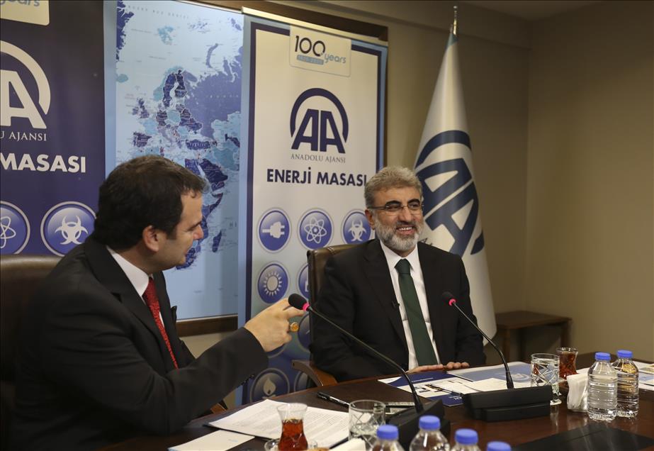 Bakan Yıldız, AA Enerji Masası'nın açılışını yaptı