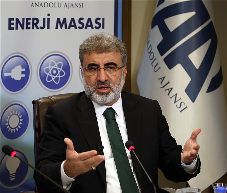 Bakan Yıldız, AA Enerji Masası'nın açılışını yaptı
