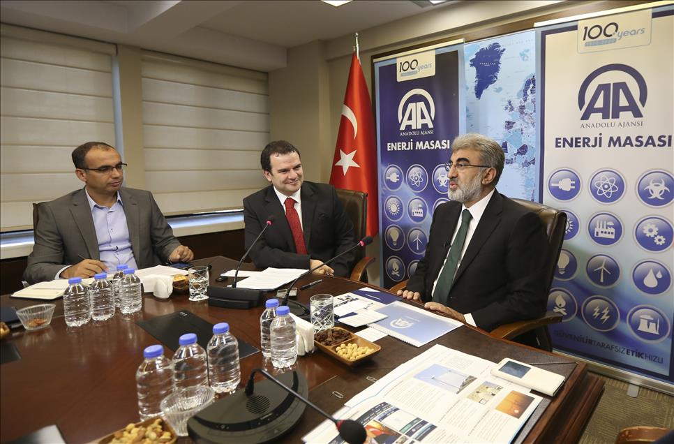 Bakan Yıldız, AA Enerji Masası'nın açılışını yaptı
