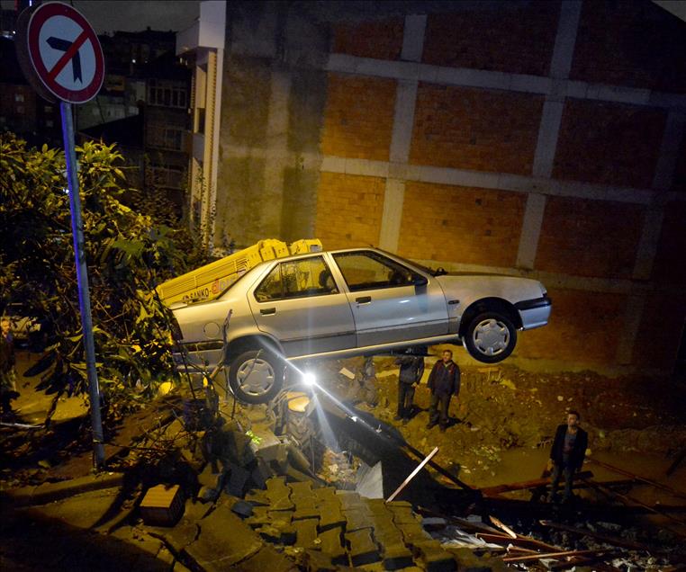 İstanbul'da şiddetli yağış ve fırtına
