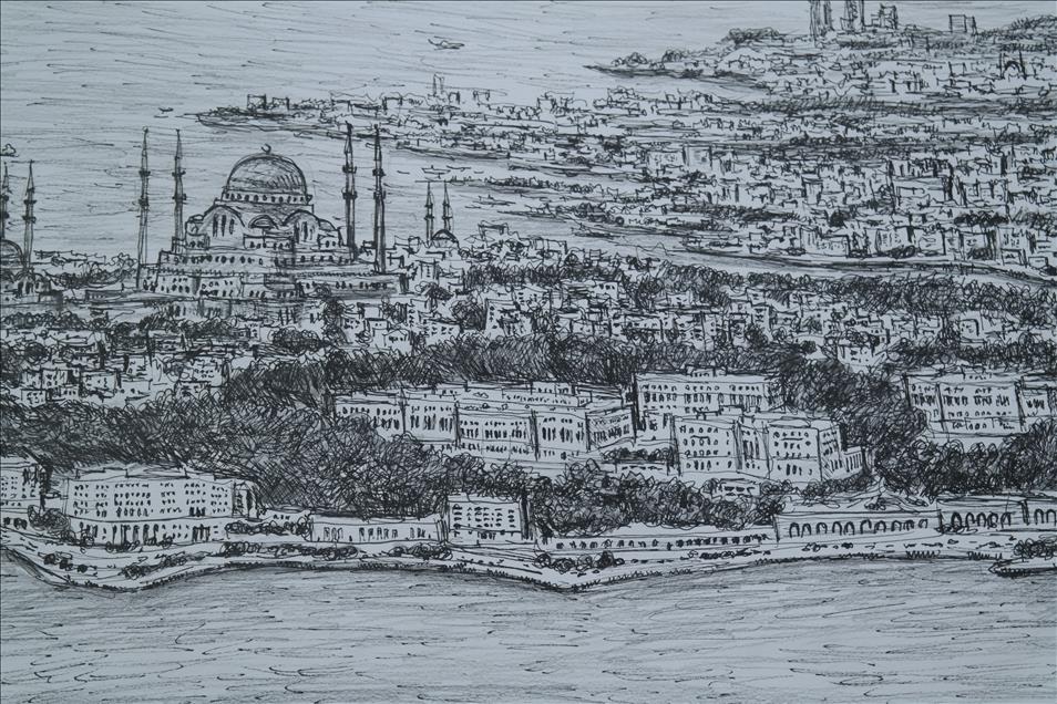  "Dahi Bellek", İstanbul'u çizdi