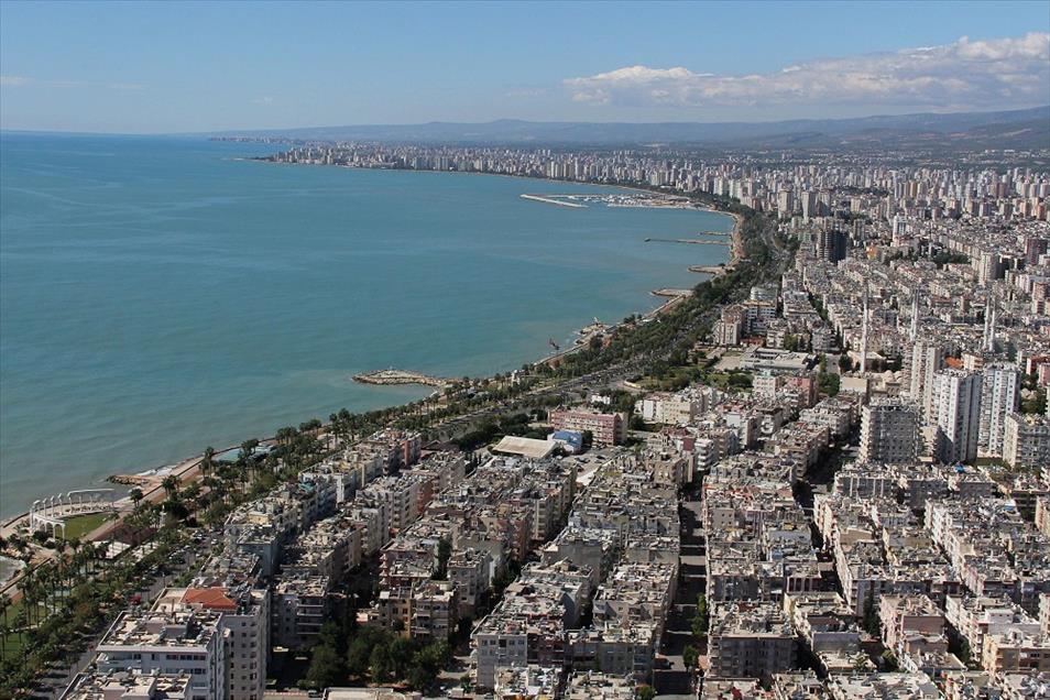 "Doğu Akdeniz'in incisi" Mersin havadan görüntülendi