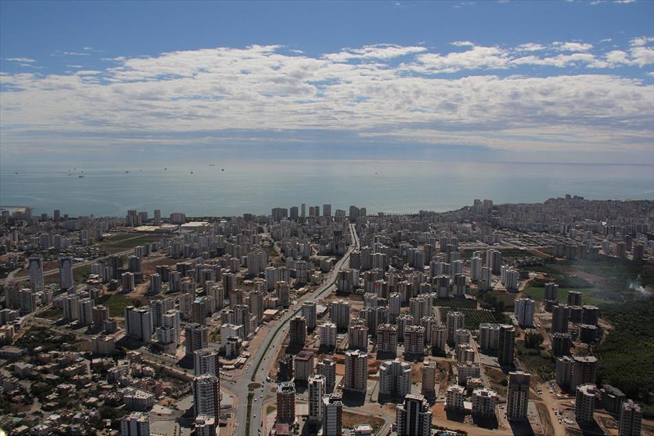 "Doğu Akdeniz'in incisi" Mersin havadan görüntülendi