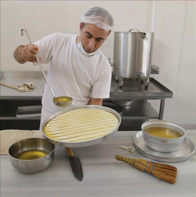 Baklavacıların bayram yoğunluğu