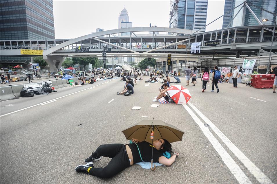 Hong Kong'daki gösteriler