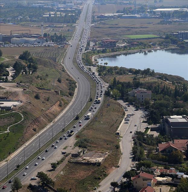 Bayram trafiğine havadan denetim