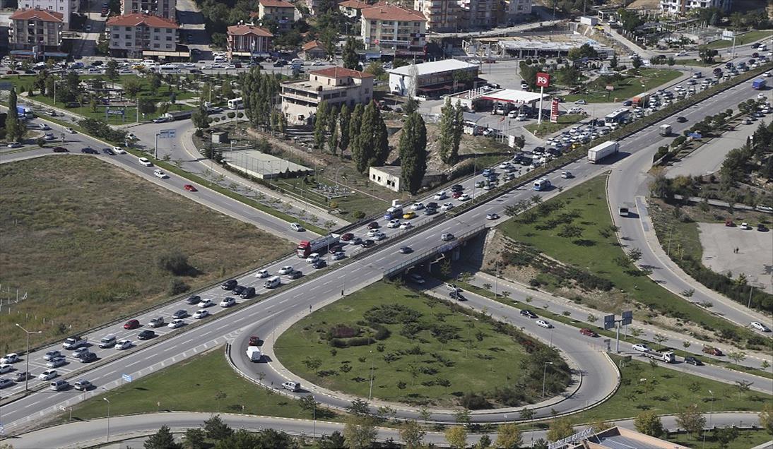 Bayram trafiğine havadan denetim