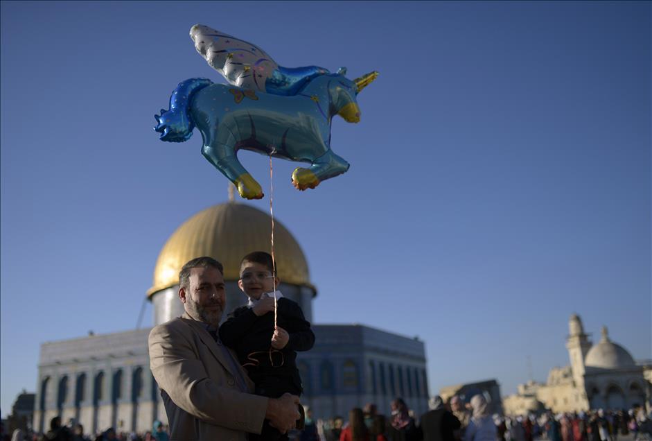 Eid al-Adha prayer in Al-Aqsa Mosque