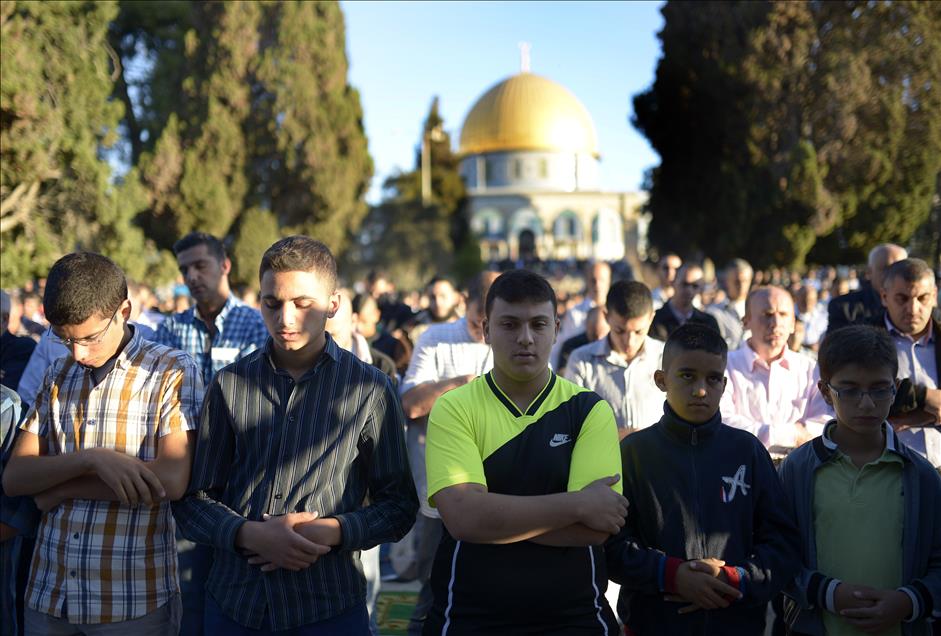 Eid al-Adha prayer in Al-Aqsa Mosque