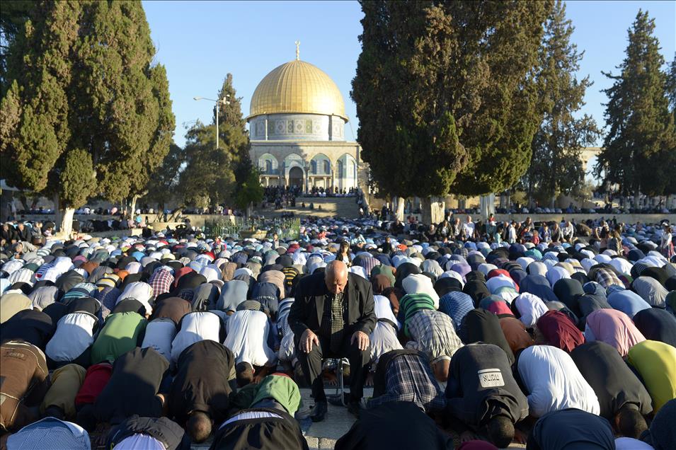 Eid al-Adha prayer in Al-Aqsa Mosque