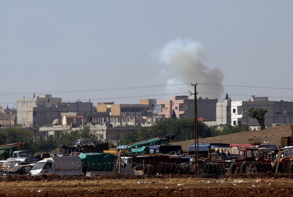 Kobani'de IŞİD hedefleri vuruldu
