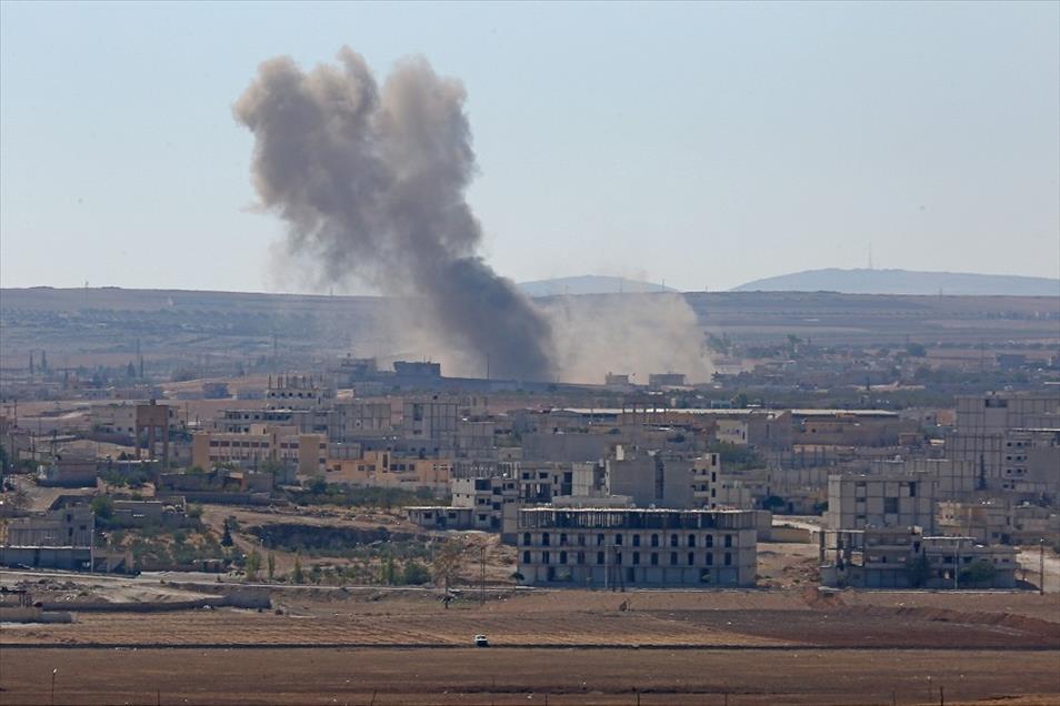 Kobani'de IŞİD hedefleri vuruldu