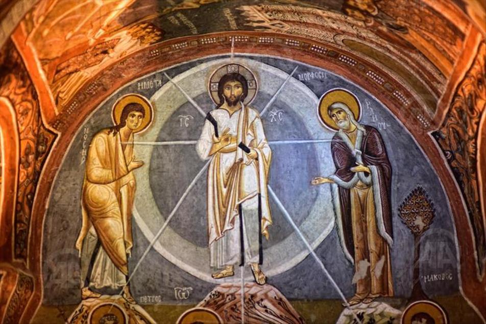 The Dark Church at the Goreme Open-Air Museum in Cappadocia, Turkey