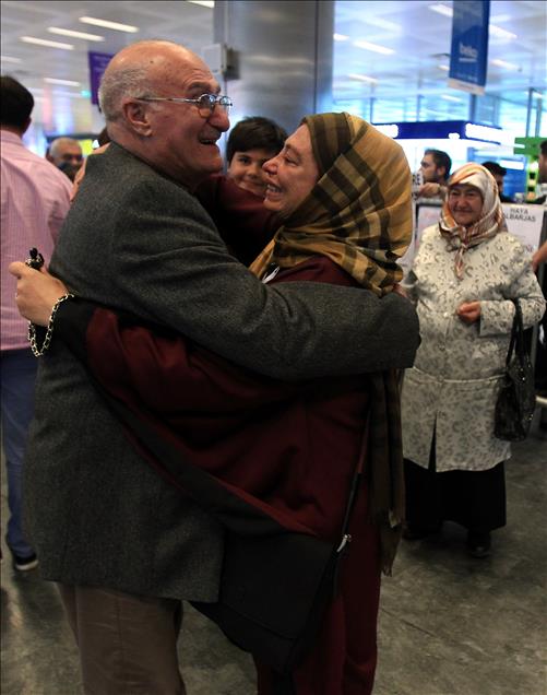 Hacılar dönüş yolunda