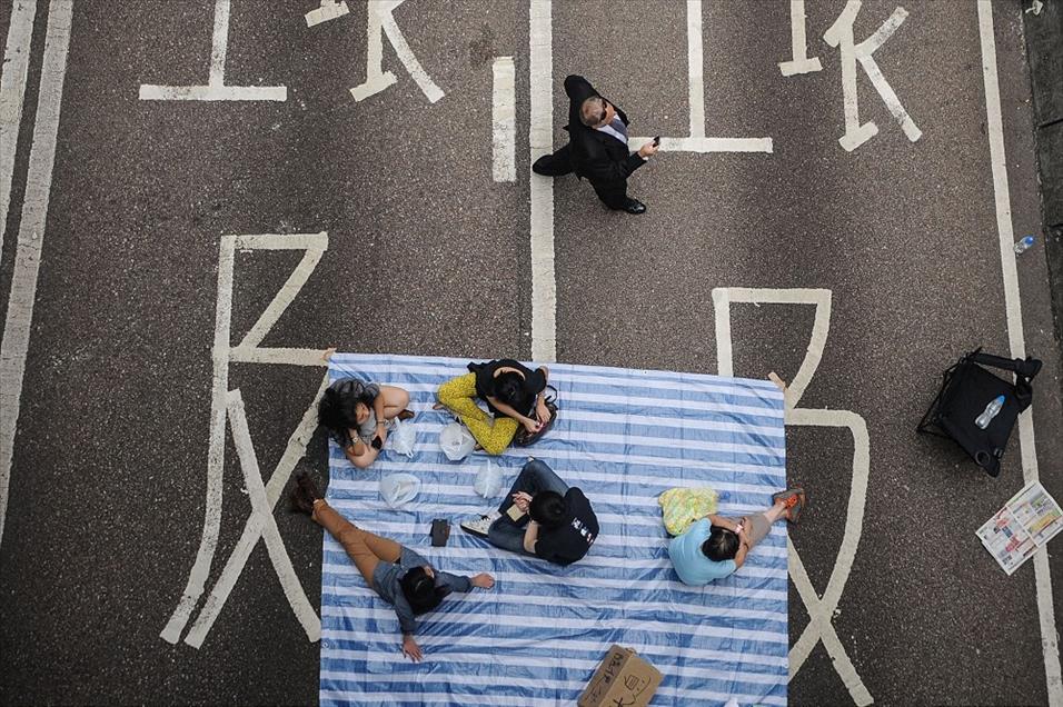 Hong Kong'daki gösteriler