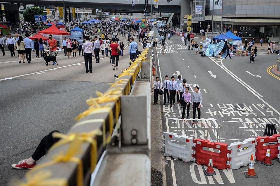 Hong Kong'daki gösteriler
