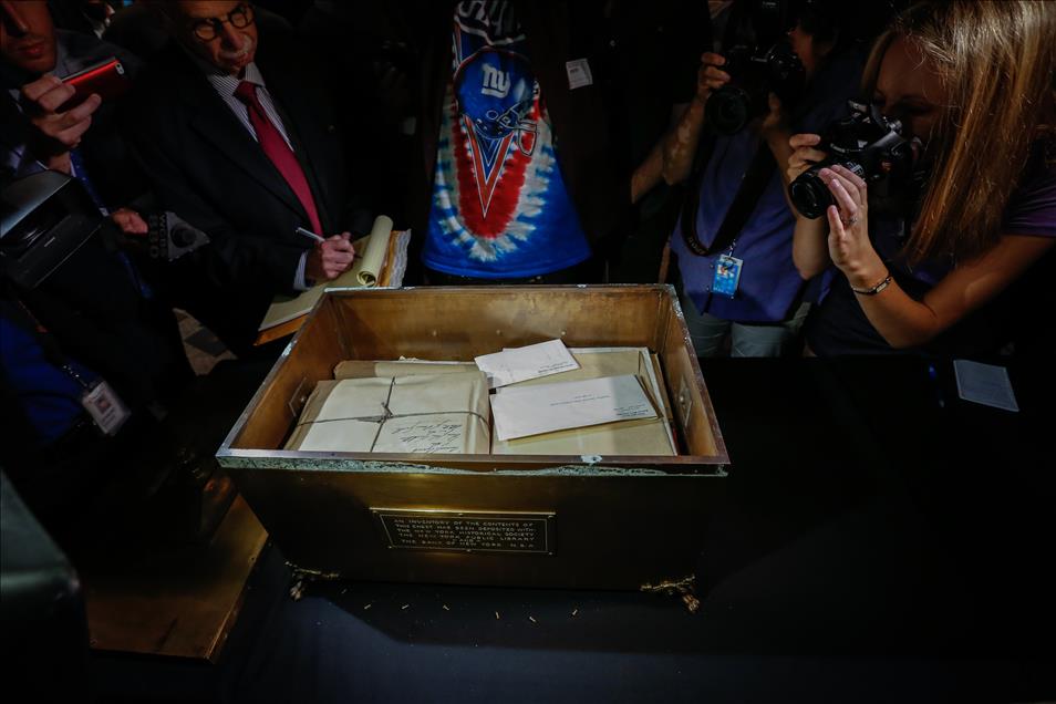 Oldest known NYC time capsule opened