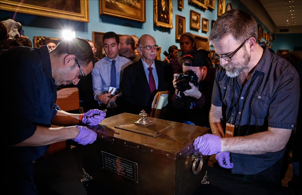 Oldest known NYC time capsule opened