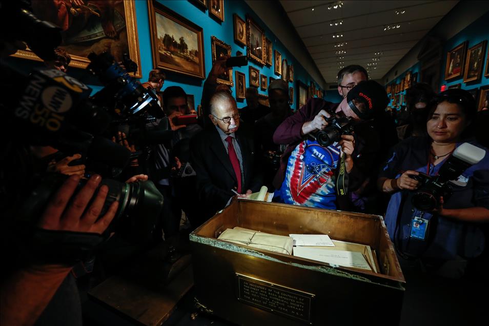 Oldest known NYC time capsule opened