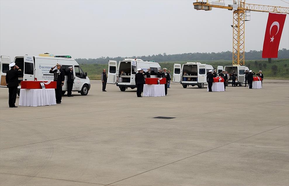 Helikopter kazası şehitleri uğurlanıyor