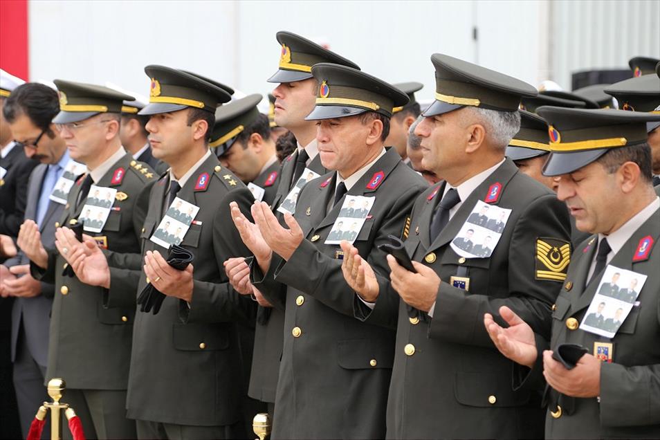 Helikopter kazası şehitleri uğurlanıyor