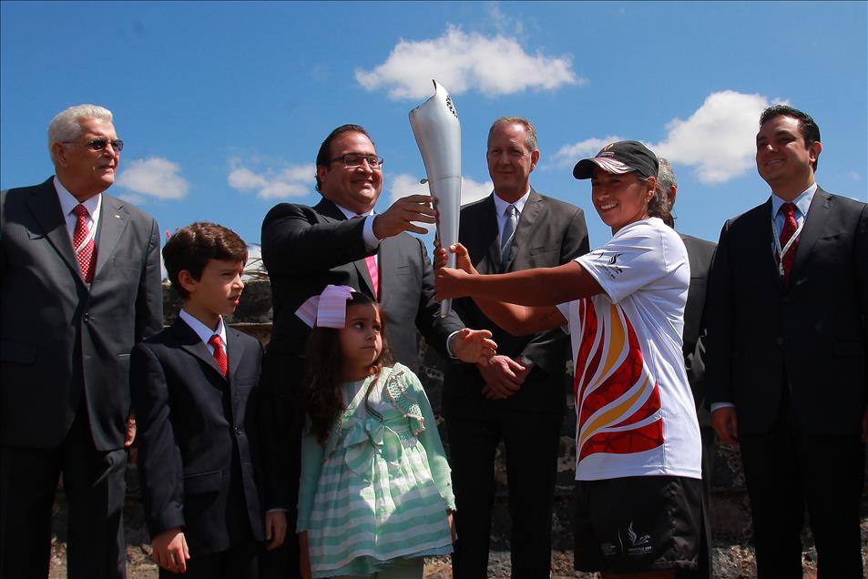 New Fire lighting ceremony in pre-hispanic city Teotihuacan