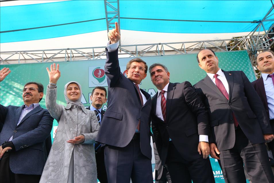 Başbakan Ahmet Davutoğlu Amasya'da