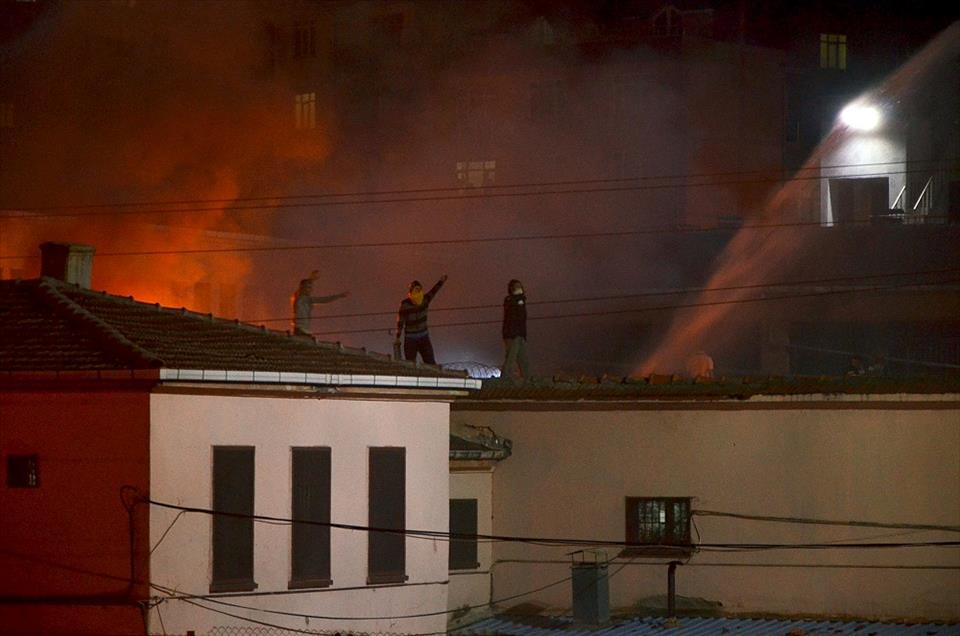 Kocaeli C Tipi Kapalı İnfaz Kurumu'nda yangın