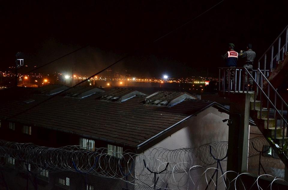 Kocaeli C Tipi Kapalı İnfaz Kurumu'nda yangın