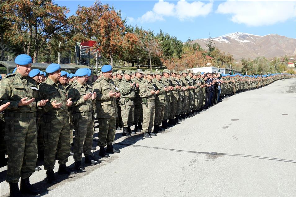 Yüksekova'daki 3 şehit için tören
