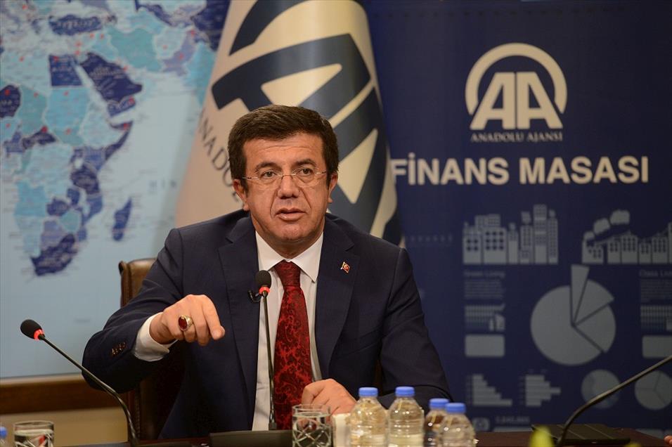Zeybekci AA Finans Masası'na konuk oldu
