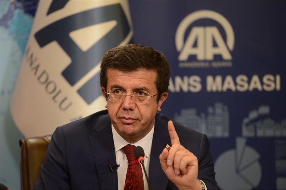Zeybekci AA Finans Masası'na konuk oldu