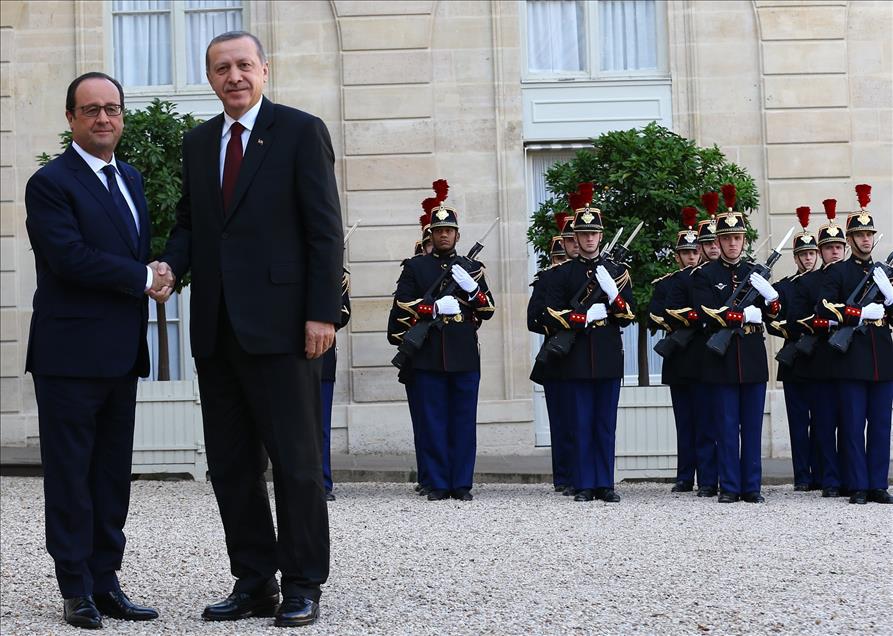 Cumhurbaşkanı Erdoğan Fransa'da