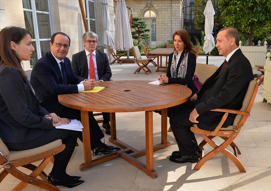 Cumhurbaşkanı Recep Tayyip Erdoğan Paris'te