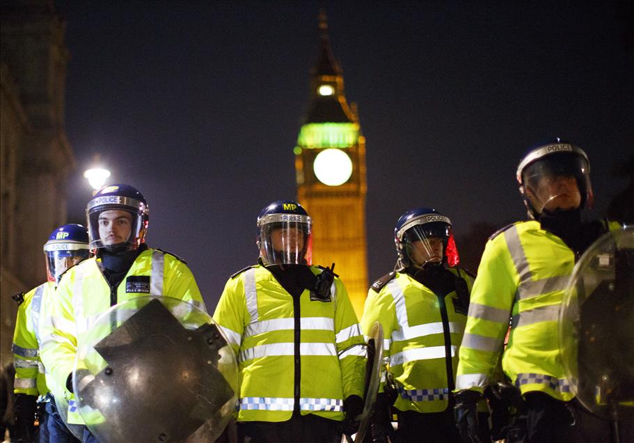 Protesters Gather For Million Mask March in London