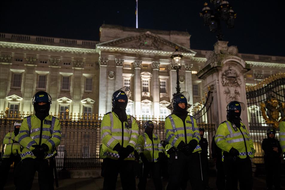 Protesters Gather For Million Mask March in London