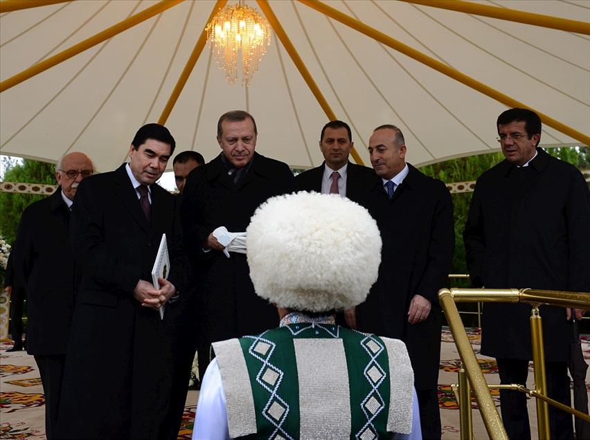 Cumhurbaşkanı Erdoğan Türkmenistan’da