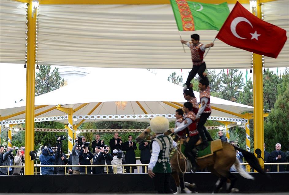 Cumhurbaşkanı Erdoğan Türkmenistan’da