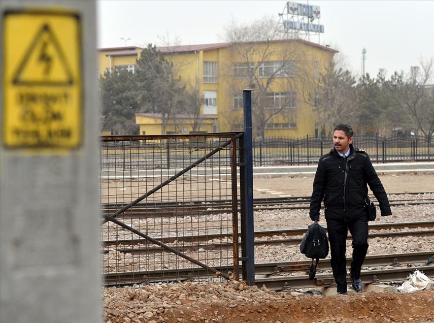 Raylar üzerinde geçen bir ömür