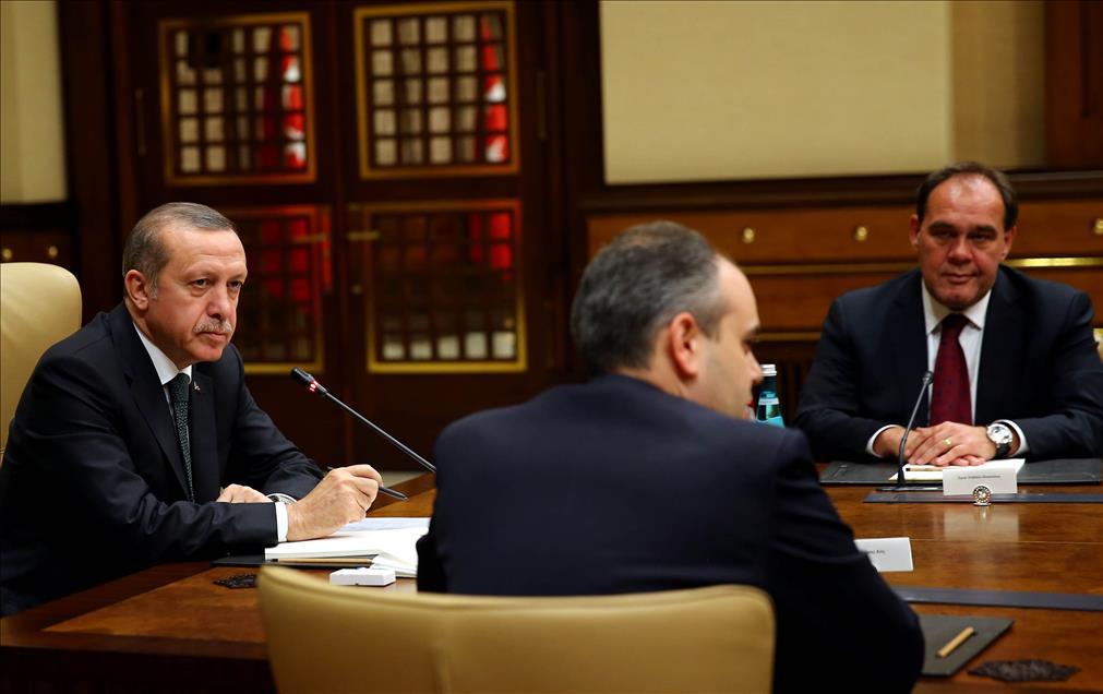Cumhurbaşkanı Erdoğan'ın kabulü