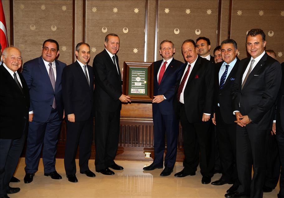 Cumhurbaşkanı Erdoğan'ın kabulü